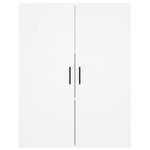 Highboard White 69.5x34x180 cm Engineered Wood 3195859