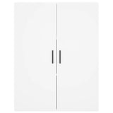 Highboard White 69.5x34x180 cm Engineered Wood 3195859