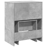 Dressing Table and Stool Concrete Grey 60x40x113.5 cm 848216