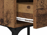 Bedside Table 2 pcs Old Wood 40 x 29 x 60 cm Engineered Wood 881827