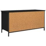 TV Cabinet Black Oak 100 x 40 x 50 cm Engineered Wood 881889