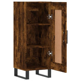 Sideboard Smoked Oak 34.5x34x90 cm Engineered Wood 830473