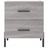 Bedside Cabinet Grey Sonoma 40x35x47.5 cm Engineered Wood 827336
