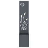 Garden Privacy Screen Anthracite 32 x 150 cm Cold-rolled steel 876359