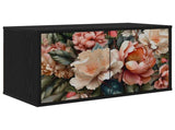 Wall-mounted TV Cabinet BORNE 69 x 33 x 40 cm Black Oak 8007124