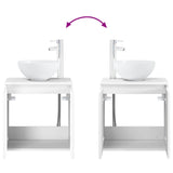 Bathroom Furniture Set 2 pcs White Engineered Wood 3404034