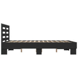 Bed Frame without Mattress Black 135x190 cm Double 3280122