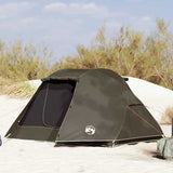 Fishing Tent 3-Person Brown Waterproof 4100656