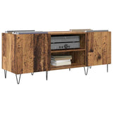 Record Cabinet with Shelf with Door Old Wood 121 x 38 x 48 cm 881789