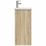 Bathroom Vanity with Sink Sonoma Oak 42 x 40 x 84.5 cm 890698