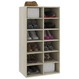 Shoe Rack Sonoma Oak 54x34x100.5 cm Engineered Wood 800399