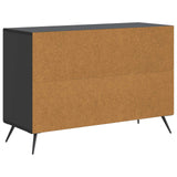 Sideboard with Drawer Black 89 x 34.5 x 60 cm Engineered Wood 895576
