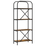Bookshelf Smoked Oak 60 x 30 x 146 cm Engineered wood 879859
