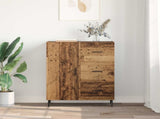 Sideboard Old Wood 69.5 x 34 x 90 cm Engineered Wood and Iron 881531