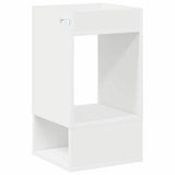 End Table 2 pcs White 30 x 30 x 56 cm Engineered Wood 890929