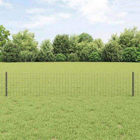 Fence and Post Grey 0.4 x 50 m Steel 3336121