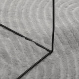 Rug IZA Short Pile Scandinavian Look Grey 240x340 cm 375456