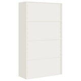 ZNTS File Cabinet White 105x40x180 cm Steel 339768