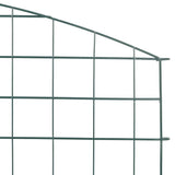 Pond Fence Set 5 pcs Green 100 x 50 cm Steel 42017313