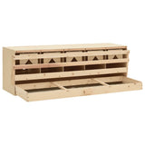 170660 Chicken Laying Nest 5 Compartments 117x33x38 cm Solid Pine Wood