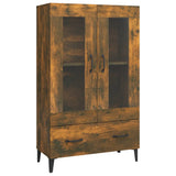 Highboard Smoked Oak 70x31x115 cm Engineered Wood 817480
