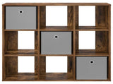 Sideboard with Drawer Smoked Oak 88.5 x 29 x 84.5 cm 8000488