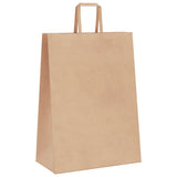 Paper Bags 250 pcs with Handles Brown 32x17x44 cm 4101818
