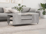 Coffee Table Grey Sonoma 102x44.5x50 cm Engineered Wood 830994
