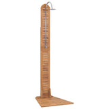 Garden Shower Solid Teak 70x75x204 cm 44667