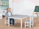 Kids Table and Chair Set 3 Pieces Toddler Preschoolers Desk with 2 Chairs for Indoor Study Rest T3398P347694