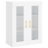 Highboard White 69.5x34x180 cm Engineered Wood 3198265