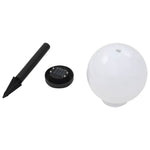 ZNTS Outdoor Solar Lamps 3 pcs LED Spherical 20 cm RGB 44458