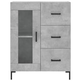 Highboard Concrete Grey 69.5x34x180 cm Engineered Wood 3189513
