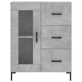 Sideboard Concrete Grey 69.5x34x90 cm Engineered Wood 828048