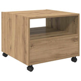 Coffee Table Artisan Oak 55 x 55 x 45cm Engineered Wood 880469