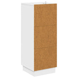 Drawer Cabinet High Gloss White 33 x 34.5 x 87 cm 895309