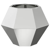 Planter 2 pcs Silver 50 x 50 x 40 cm Galvanised Steel 884063