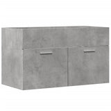 Bathroom Sink Cabinet Concrete Grey 90x38.5x46 cm Engineered Wood 856214