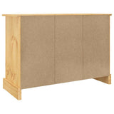 Sideboard "Corona" Brown 112x44x78 cm Solid Wood Mexican Pine 355083