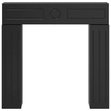 Fireplace Surround Black 102 x 18 x 100.5 cm Engineered Wood 8006607
