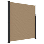 ZNTS Retractable Side Awning Taupe 220x500 cm 4004484