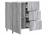 Sideboard Grey Sonoma 66 x 34.5 x 91.5 cm Engineered Wood 894401