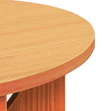 Coffee Table Wax Brown 50 x 50 x 35 cm Solid pine wood 873531