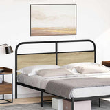 Replace Headboard Sonoma Oak 160 cm Steel and Engineered Wood 4100293