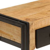 Console Table 110x30x76 cm Solid Wood Mango 348159