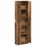 Wardrobe with Shelf Old Wood 55 x 25 x 189 cm Engineered Wood 3334015