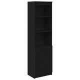 Highboard Black Oak 50x35x180 cm Engineered Wood 3328463