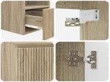 Bathroom Furniture Set 5 pcs Sonoma Oak 33 x 34.5 x 100 cm 3405985