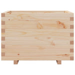 ZNTS Garden Planter 70x70x49.5 cm Solid Wood Pine 847363