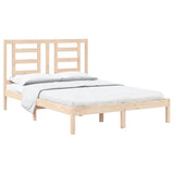 Bed Frame without Mattress 140x200 cm Solid Wood Pine 3104348